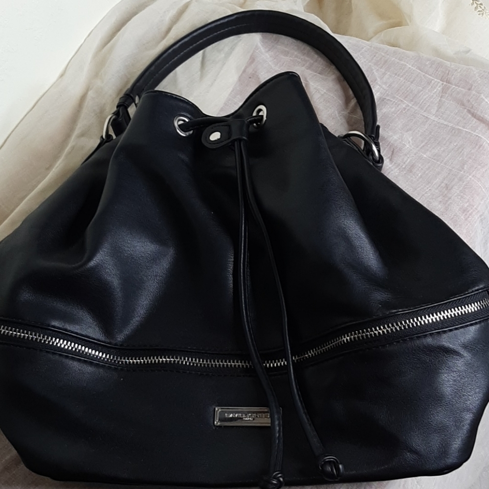 David Jones paris bucket bag faux leather.